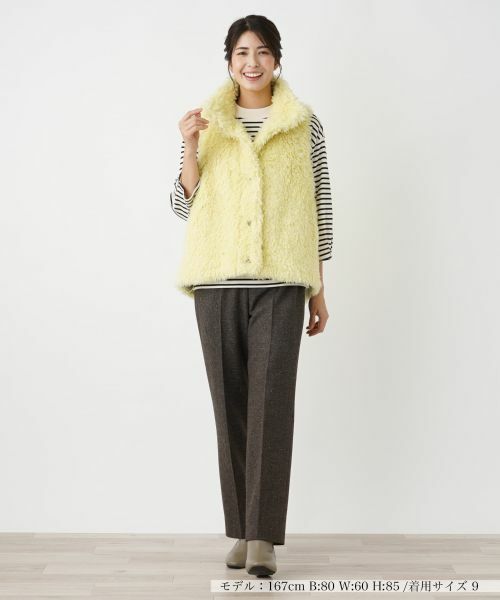 Leilian / レリアン テーラードジャケット | フェイクファーベスト | 詳細11