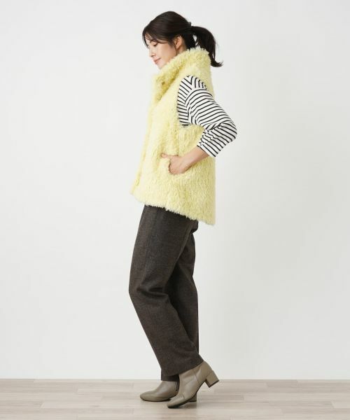 Leilian / レリアン テーラードジャケット | フェイクファーベスト | 詳細12