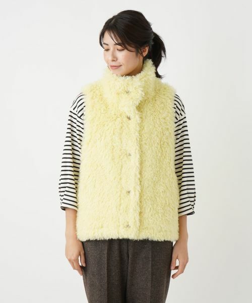 Leilian / レリアン テーラードジャケット | フェイクファーベスト | 詳細14