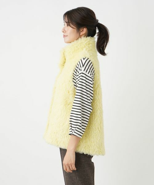 Leilian / レリアン テーラードジャケット | フェイクファーベスト | 詳細15