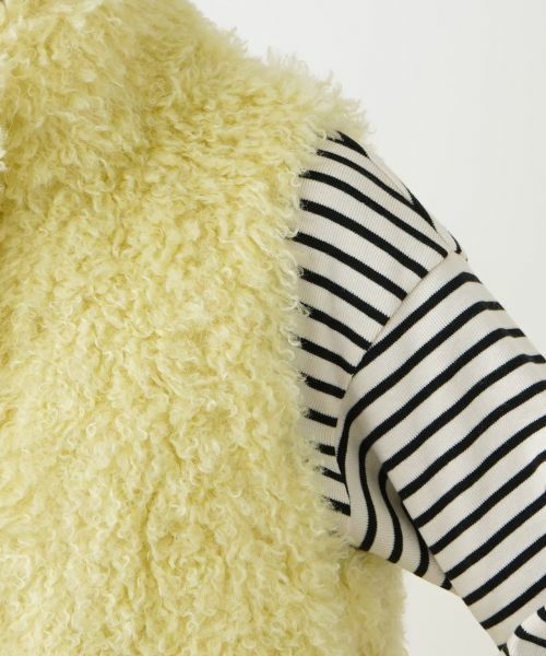 Leilian / レリアン テーラードジャケット | フェイクファーベスト | 詳細20