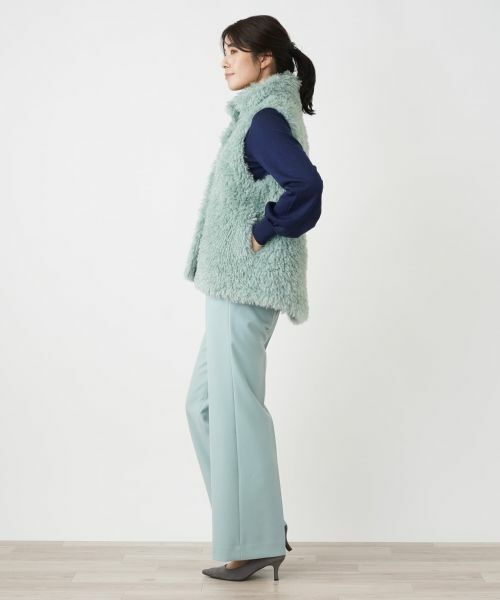 Leilian / レリアン テーラードジャケット | フェイクファーベスト | 詳細7