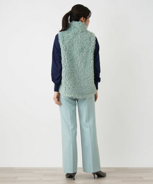 Leilian / レリアン テーラードジャケット | フェイクファーベスト | 詳細8