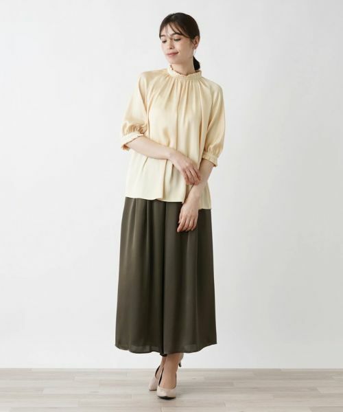 Leilian / レリアン シャツ・ブラウス | 【店舗人気】ボリュームスリーブブラウス | 詳細1