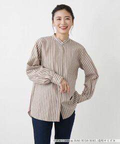 Leilian / レリアン シャツ・ブラウス | 【店舗人気】バンドカラーブラウス