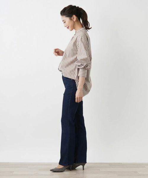 Leilian / レリアン シャツ・ブラウス | 【店舗人気】バンドカラーブラウス | 詳細2