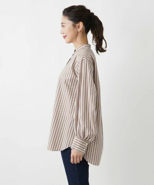 Leilian / レリアン シャツ・ブラウス | 【店舗人気】バンドカラーブラウス | 詳細5