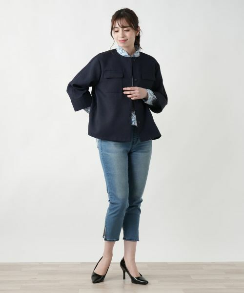 Leilian / レリアン テーラードジャケット | 洗えるジャケット | 詳細1