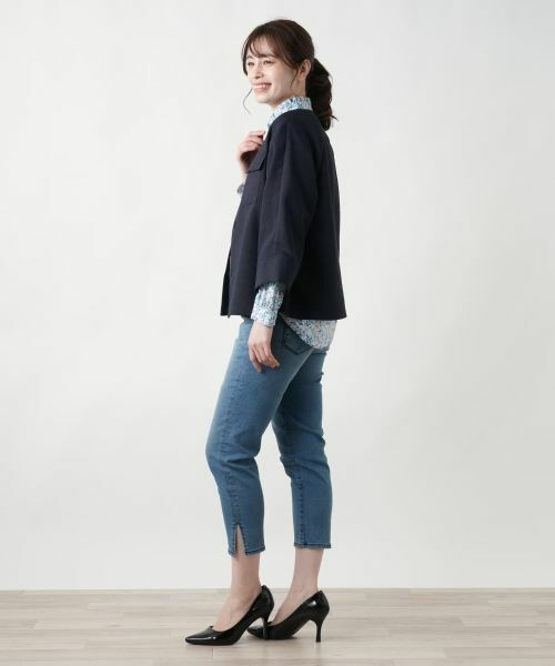 Leilian / レリアン テーラードジャケット | 洗えるジャケット | 詳細2