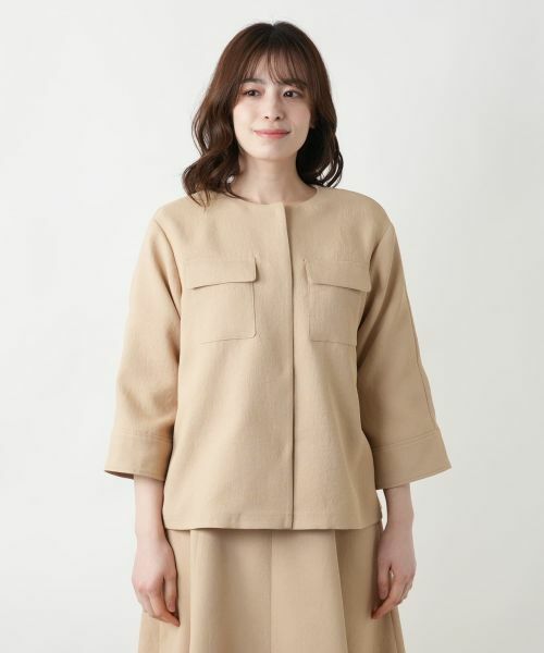Leilian / レリアン テーラードジャケット | 洗えるジャケット | 詳細7