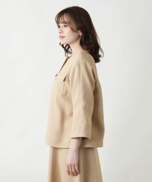 Leilian / レリアン テーラードジャケット | 洗えるジャケット | 詳細8