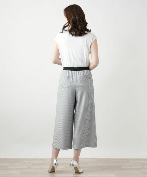 Leilian / レリアン その他パンツ | ストライプガウチョパンツ | 詳細3