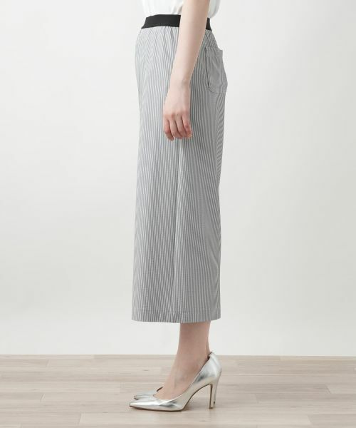 Leilian / レリアン その他パンツ | ストライプガウチョパンツ | 詳細5