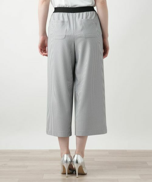 Leilian / レリアン その他パンツ | ストライプガウチョパンツ | 詳細6