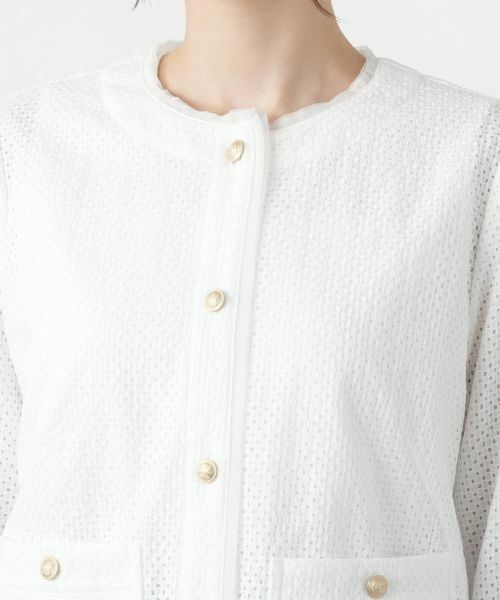 Leilian / レリアン テーラードジャケット | ノーカラージャケット | 詳細10