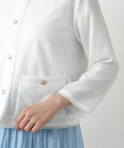Leilian / レリアン テーラードジャケット | ノーカラージャケット | 詳細12