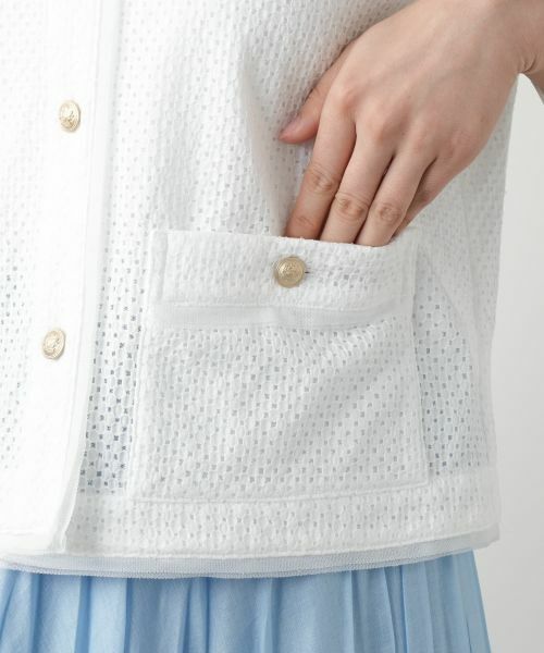 Leilian / レリアン テーラードジャケット | ノーカラージャケット | 詳細13