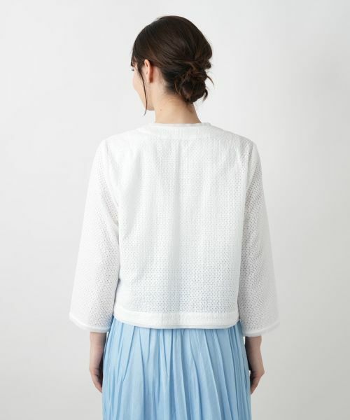 Leilian / レリアン テーラードジャケット | ノーカラージャケット | 詳細9