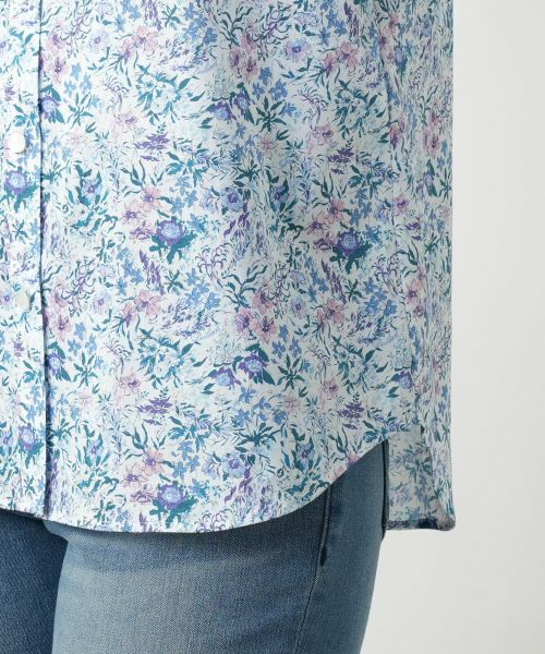 Leilian / レリアン シャツ・ブラウス | リバティプリントブラウス【Liberty】 | 詳細13