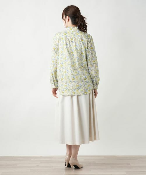 Leilian / レリアン シャツ・ブラウス | リバティプリントブラウス【Liberty】 | 詳細3