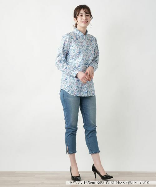 Leilian / レリアン シャツ・ブラウス | リバティプリントブラウス【Liberty】 | 詳細4