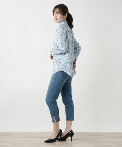 セール】 リバティプリントブラウス【Liberty】 （シャツ