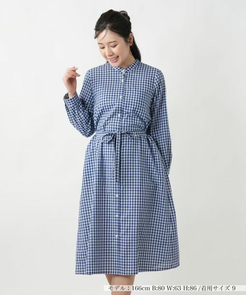 【美品】Leilianレリアン 2023 ストライプワンピース 青×白近年モデル 美品】Leilianレリアン 2023 ストライプワンピース 青×白近年モデル