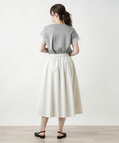 Leilian / レリアン ミニ・ひざ丈スカート | 洗えるギャザースカート | 詳細6
