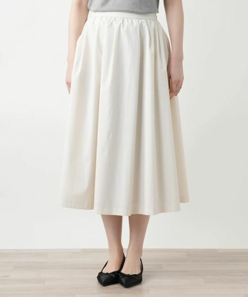 Leilian / レリアン ミニ・ひざ丈スカート | 洗えるギャザースカート | 詳細7