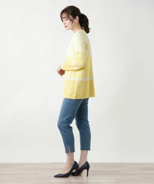 Leilian / レリアン カーディガン・ボレロ | グラデーションボーダーカーディガン | 詳細24