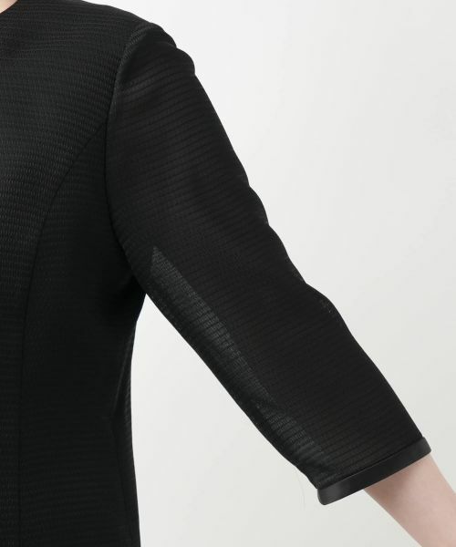 レリアン ♡ 総柄 上品 ワンピース 淡ブルー×ブラック レリアン ♡ 総柄 上品 ワンピース 淡ブルー×ブラック はんなり