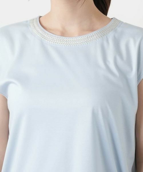Leilian / レリアン カットソー | ネックライン刺繍プルオーバー | 詳細13