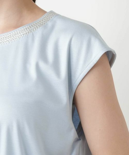 Leilian / レリアン カットソー | ネックライン刺繍プルオーバー | 詳細16