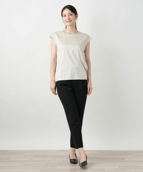 Leilian / レリアン カットソー | ネックライン刺繍プルオーバー | 詳細4