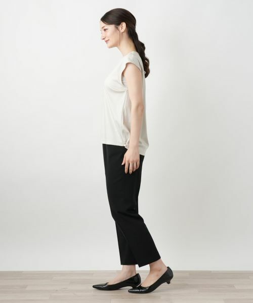 Leilian / レリアン カットソー | ネックライン刺繍プルオーバー | 詳細5