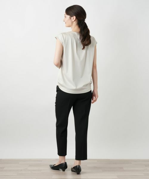 Leilian / レリアン カットソー | ネックライン刺繍プルオーバー | 詳細6