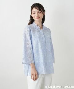 Leilian / レリアン シャツ・ブラウス | カットワークレースブラウス