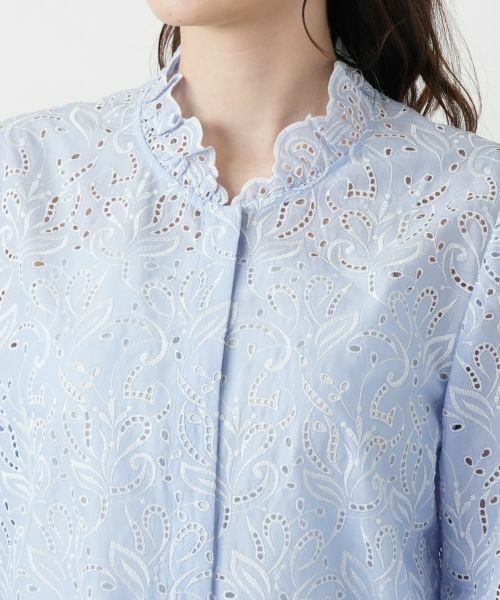 Leilian / レリアン シャツ・ブラウス | カットワークレースブラウス | 詳細10