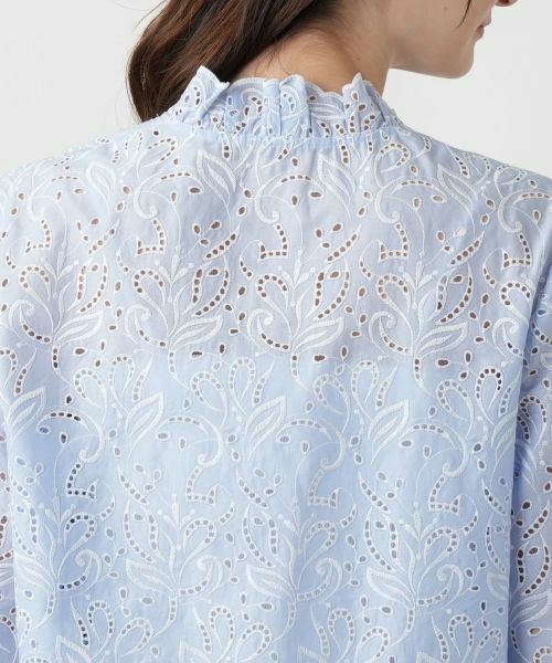 Leilian / レリアン シャツ・ブラウス | カットワークレースブラウス | 詳細11