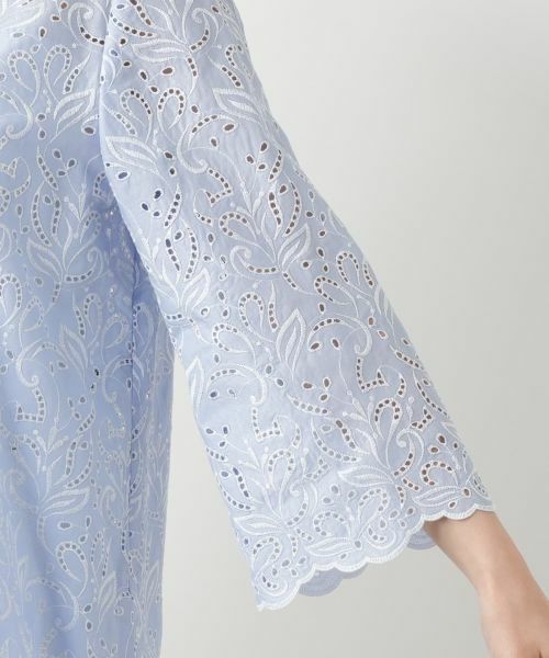 Leilian / レリアン シャツ・ブラウス | カットワークレースブラウス | 詳細12