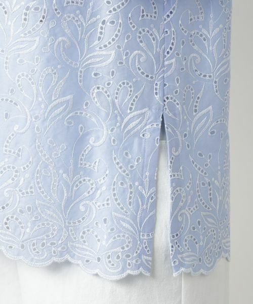 Leilian / レリアン シャツ・ブラウス | カットワークレースブラウス | 詳細13