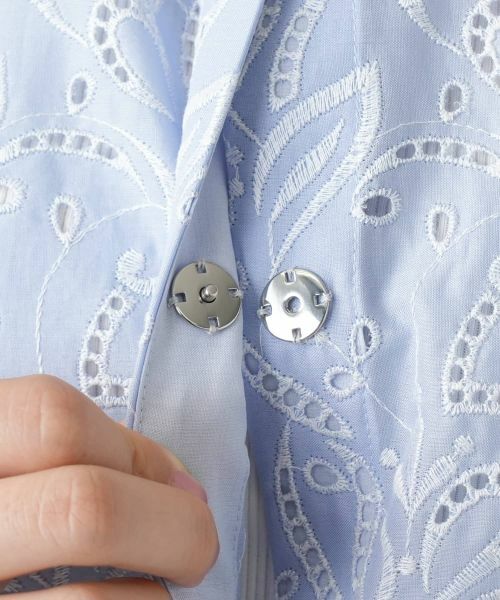 Leilian / レリアン シャツ・ブラウス | カットワークレースブラウス | 詳細14