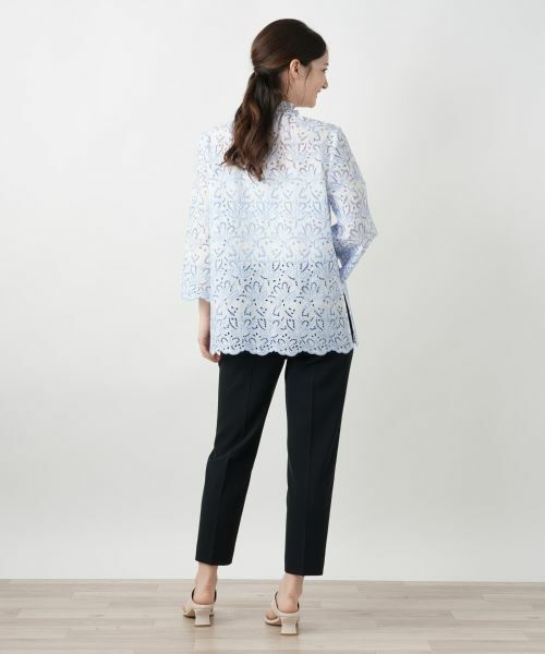 Leilian / レリアン シャツ・ブラウス | カットワークレースブラウス | 詳細3