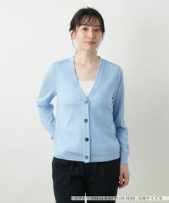 ★Leilian　レリアン　カーディガン　ボレロ　ベージュ　リネン　麻混　日本製 Leilian / レリアン （レディース） カーディガン・ボレロ