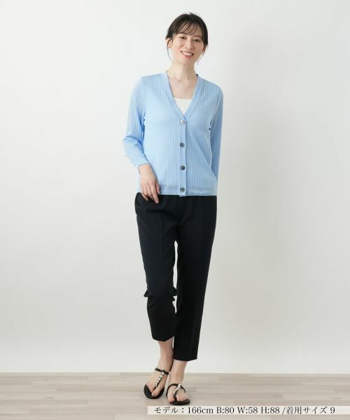 Leilian / レリアン カーディガン・ボレロ | Vネックカーディガン | 詳細4