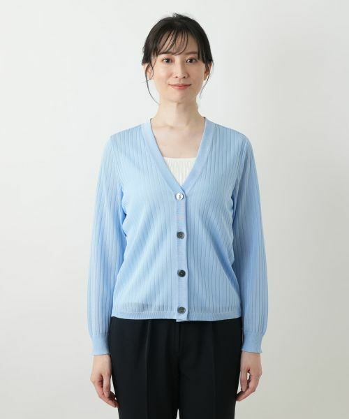 Leilian / レリアン カーディガン・ボレロ | Vネックカーディガン | 詳細7