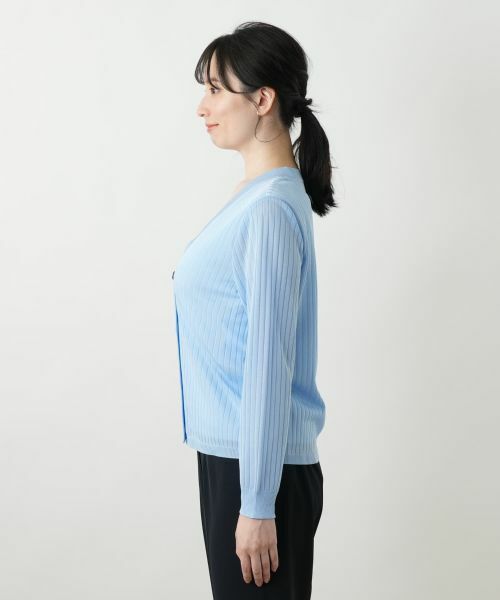 Leilian / レリアン カーディガン・ボレロ | Vネックカーディガン | 詳細8