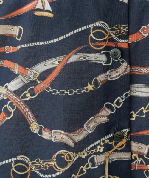 Leilian / レリアン シャツ・ブラウス | チェーンベルトプリントブラウス | 詳細12