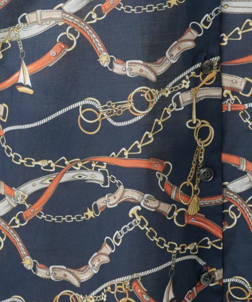 Leilian / レリアン シャツ・ブラウス | チェーンベルトプリントブラウス | 詳細13