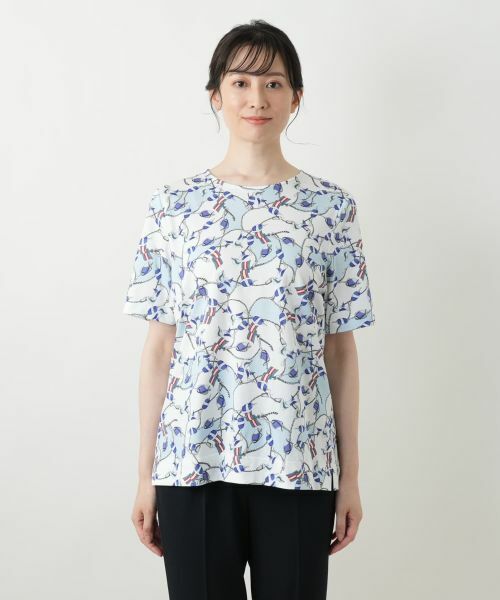 Leilian / レリアン Tシャツ | プリントカットソー | 詳細4